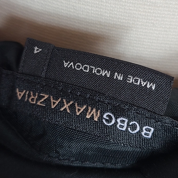 BCBG Max Azria 🖤 "stella" 2 pockets paper-bag style formal evening belted skirt - Picture 6 of 9